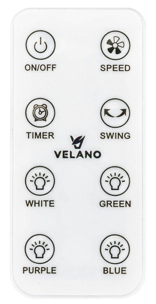 Вентилятор безлопатевий Velano з LED підсвічуванням поворотний - фото 10 Вентилятор безлопатевий Velano з LED підсвічуванням поворотний - фото 10