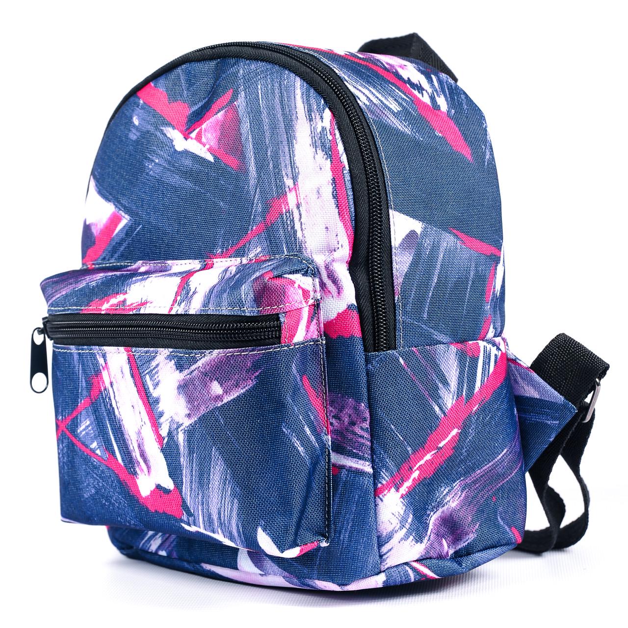 Детский рюкзак с абстрактным рисунком 5 л Синий (MBk0018) Детский рюкзак с абстрактным рисунком 5 л Синий (MBk0018)