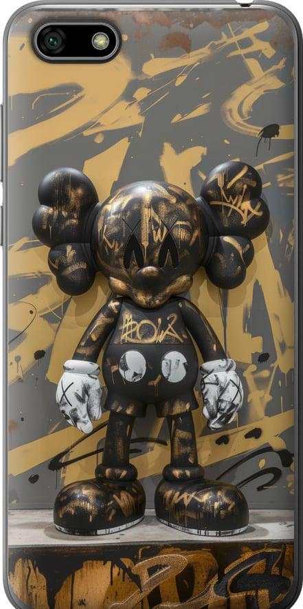 Чехол на Huawei Y5 2018 Bronze kaws (6097u-1500-42517)