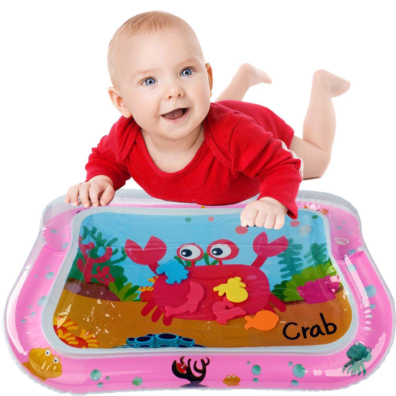 Развивающий игровой коврик для детей BABY Water Play Mat Краб водный надувной 69х50 см Розовый (1000-38823) - фото 10 Развивающий игровой коврик для детей BABY Water Play Mat Краб водный надувной 69х50 см Розовый (1000-38823) - фото 10