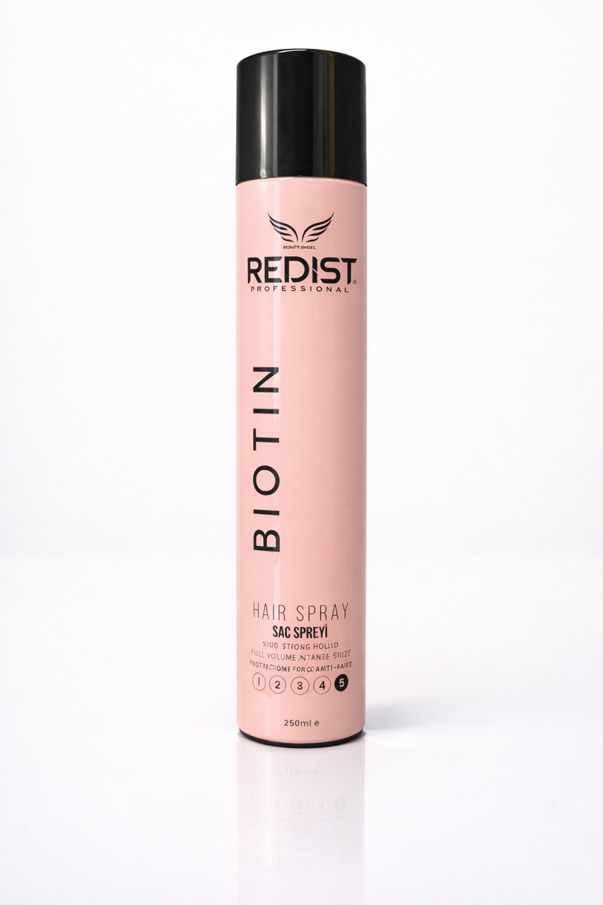 Лак для волосся сильної фіксації Redist Biotin Hair Spray з біотином 250 мл