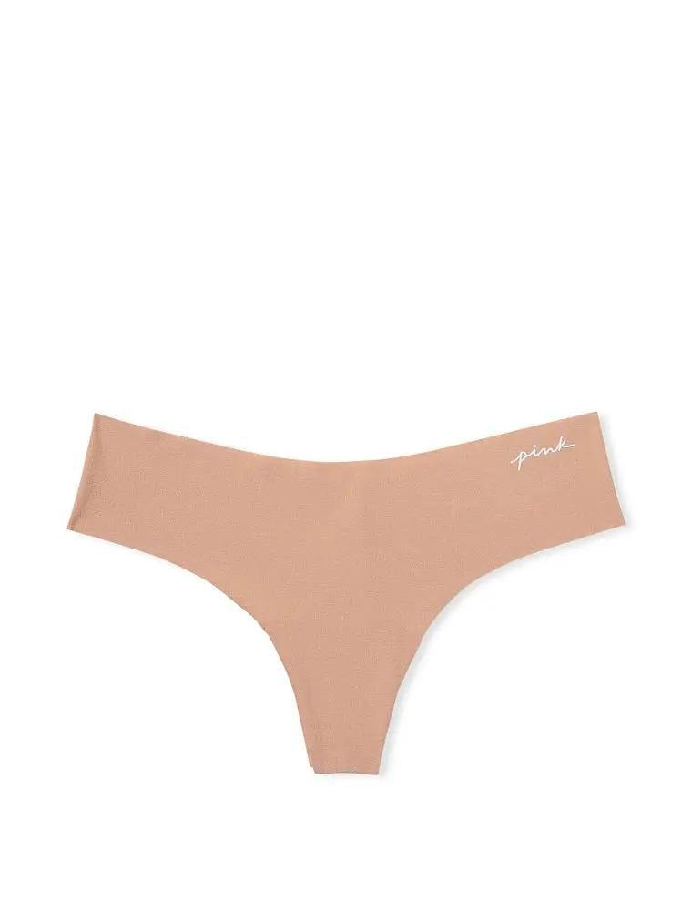 Трусики бесшовные Victoria's Secret Pink No-Show Thong S Бежевый (26695041) Трусики бесшовные Victoria's Secret Pink No-Show Thong S Бежевый (26695041)