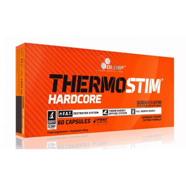 Комплексный жиросжигатель Olimp Nutrition Thermo Stim Hardcore 60 Caps