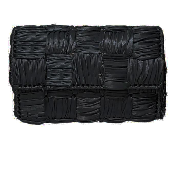 Набор для создания сумки из пластиковой канвы Декоративная брошь Павлин с нитками металлик Темно-фиолетовый (8219-51) - фото 5