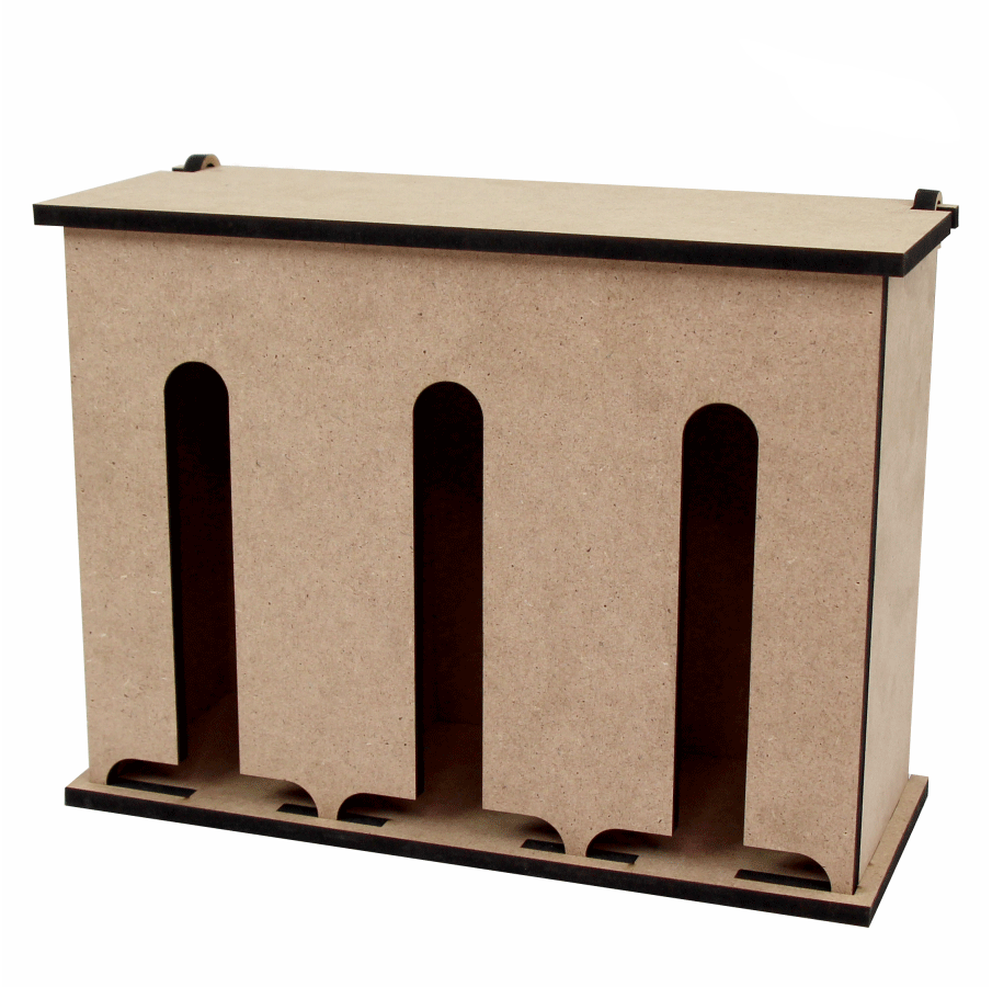 Органайзер для чая для декупажа Rosa Talent МДФ 25х10х19 см (4823098525400)