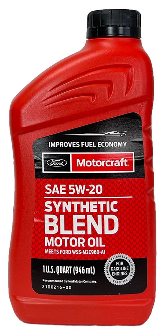 Моторне мастило Ford Motorcraft Synthetic Blend 5W-20 0,946 л