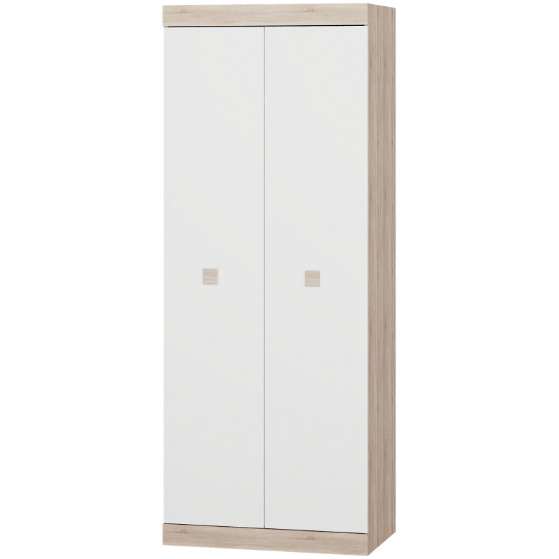 Шкаф Everest Соната 800х496х2050 мм Сонома/Белый (11316) - фото 2 Шкаф Everest Соната 800х496х2050 мм Сонома/Белый (11316) - фото 2