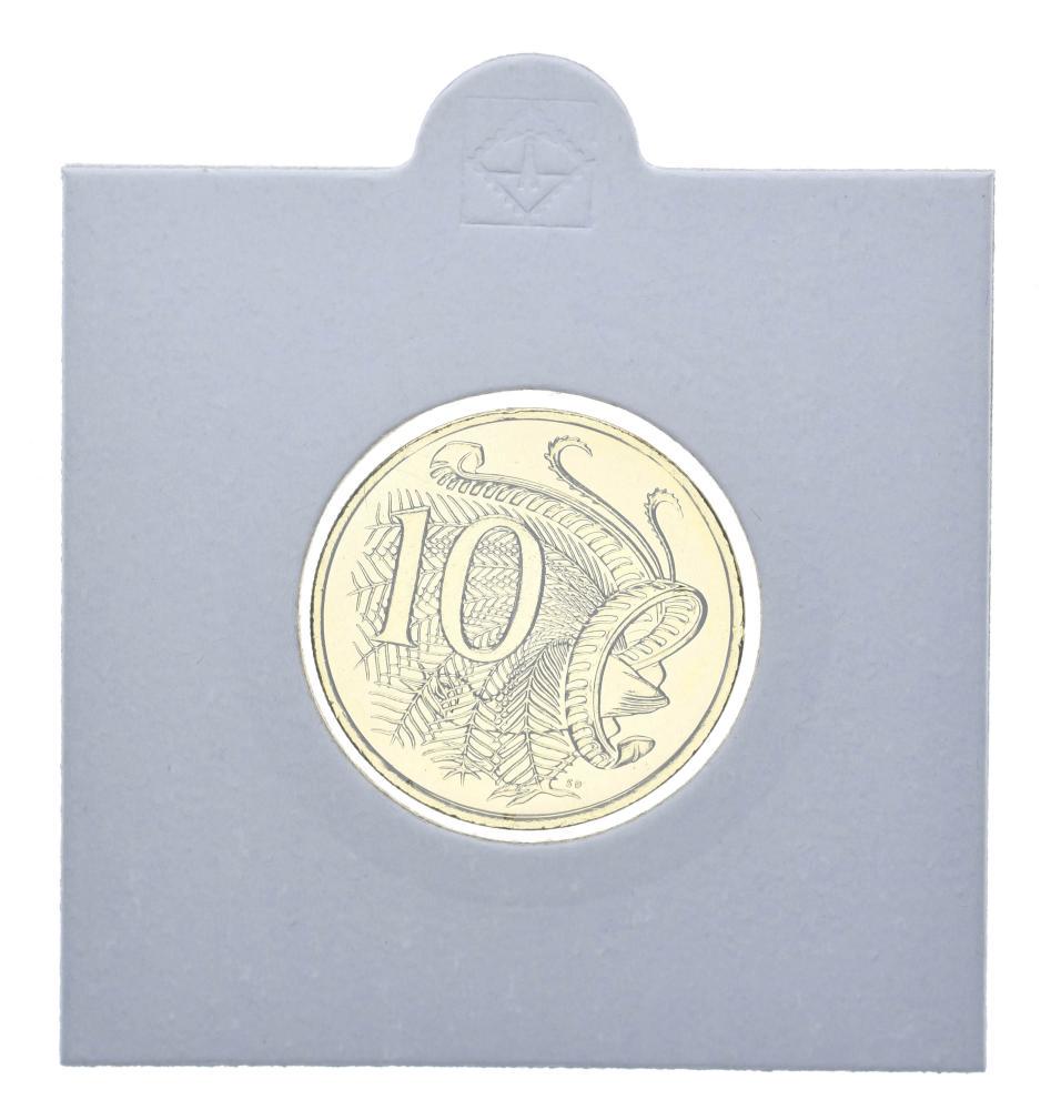 Коллекционная монета Австралия 10 центов 2007 UNC Позолота (М12005)