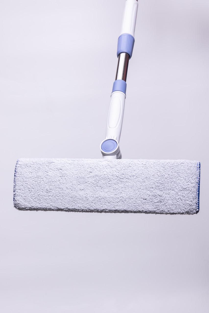 Швабра универсальная с металлической ручкой и сменной плоской насадкой для плитки/ламината/линолеума (HP-35015-30) - фото 6