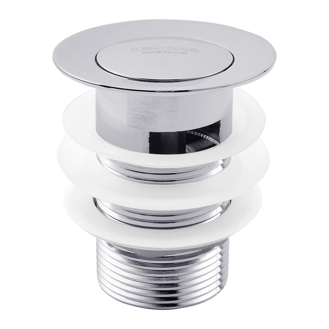 Донний клапан для раковин Kroner KRM C962-1 1 1/4" з переливом (CV022945)