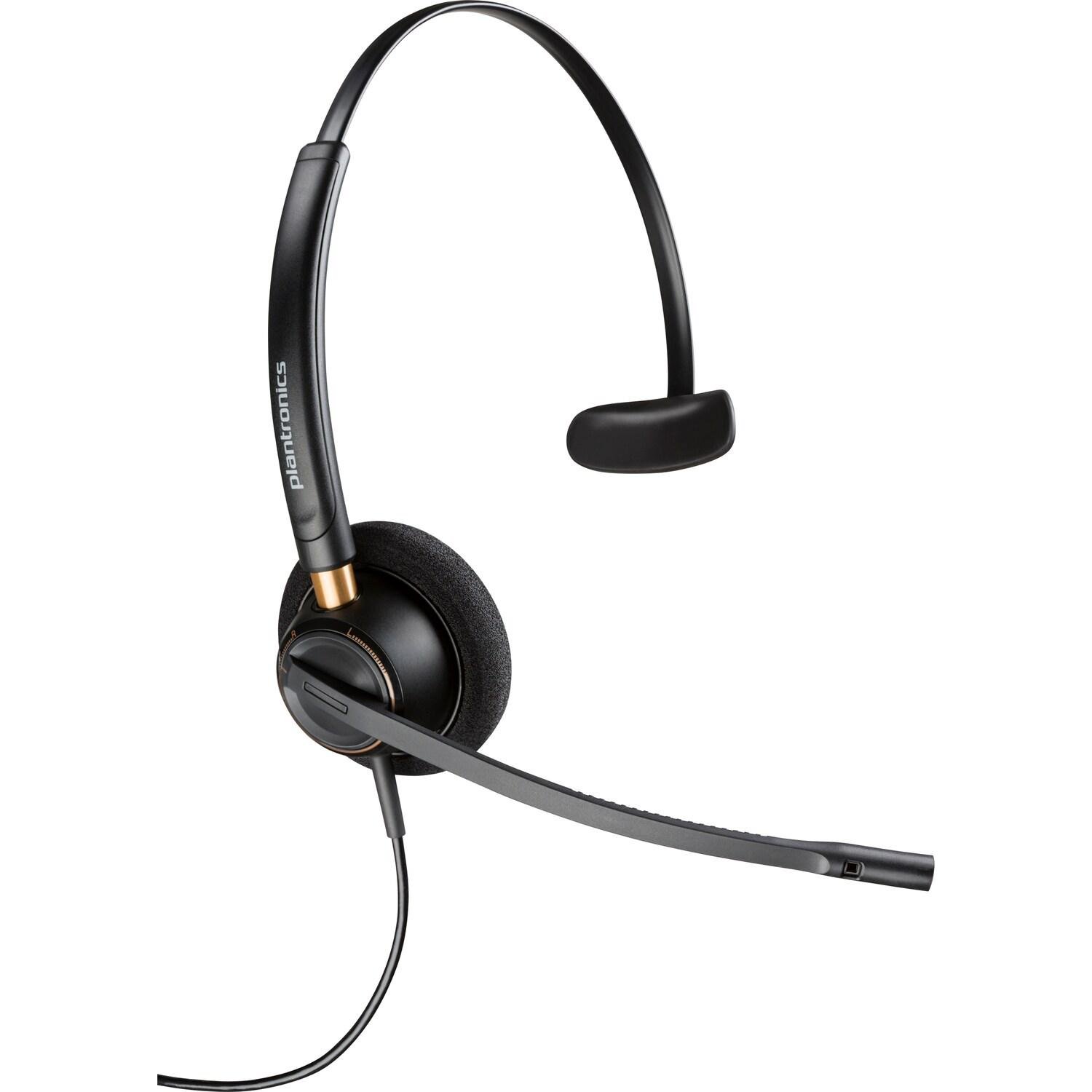 Моногарнітура комп'ютерна Poly On-ear EncorePro510 QD 0,785 м Чорний (619136)