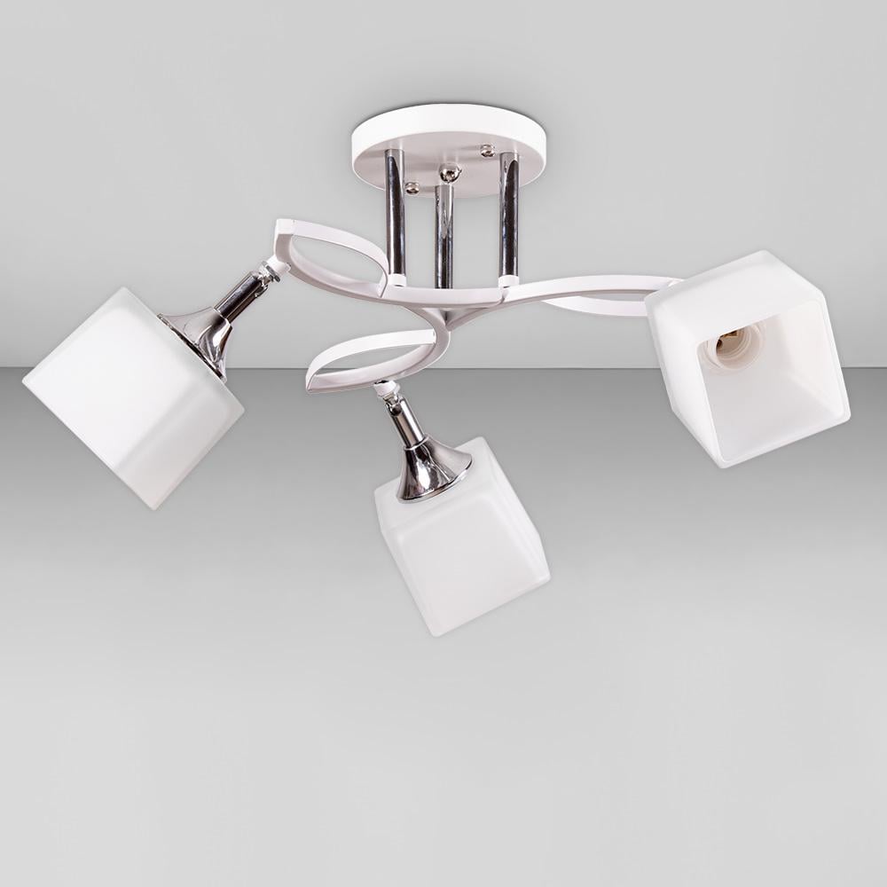 Люстра потолочная Light House SR-18526/3 WT/CH 560х240 мм Белый/Хром