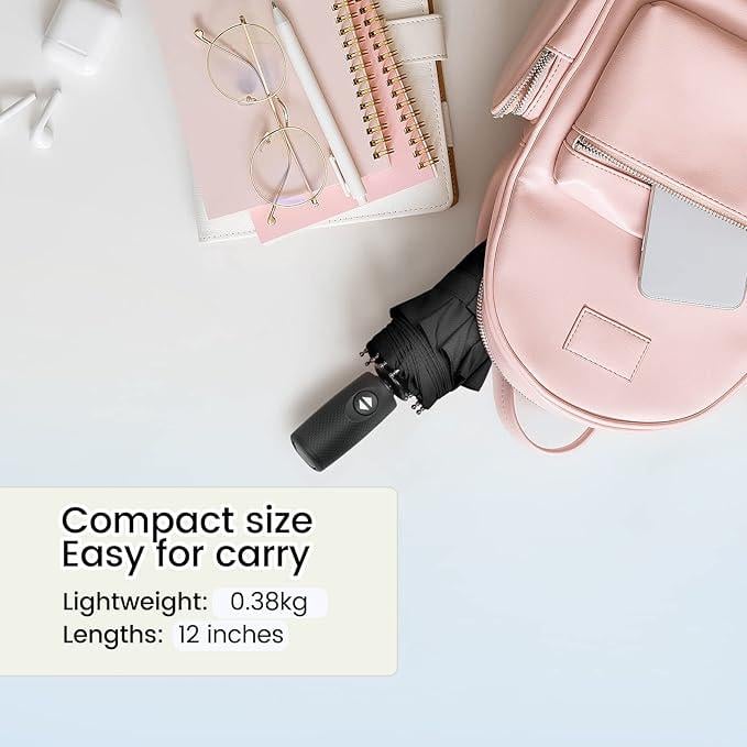 Зонт складной автомат Classic 8 спиц купол 113 см Black (30232) - фото 5 Зонт складной автомат Classic 8 спиц купол 113 см Black (30232) - фото 5