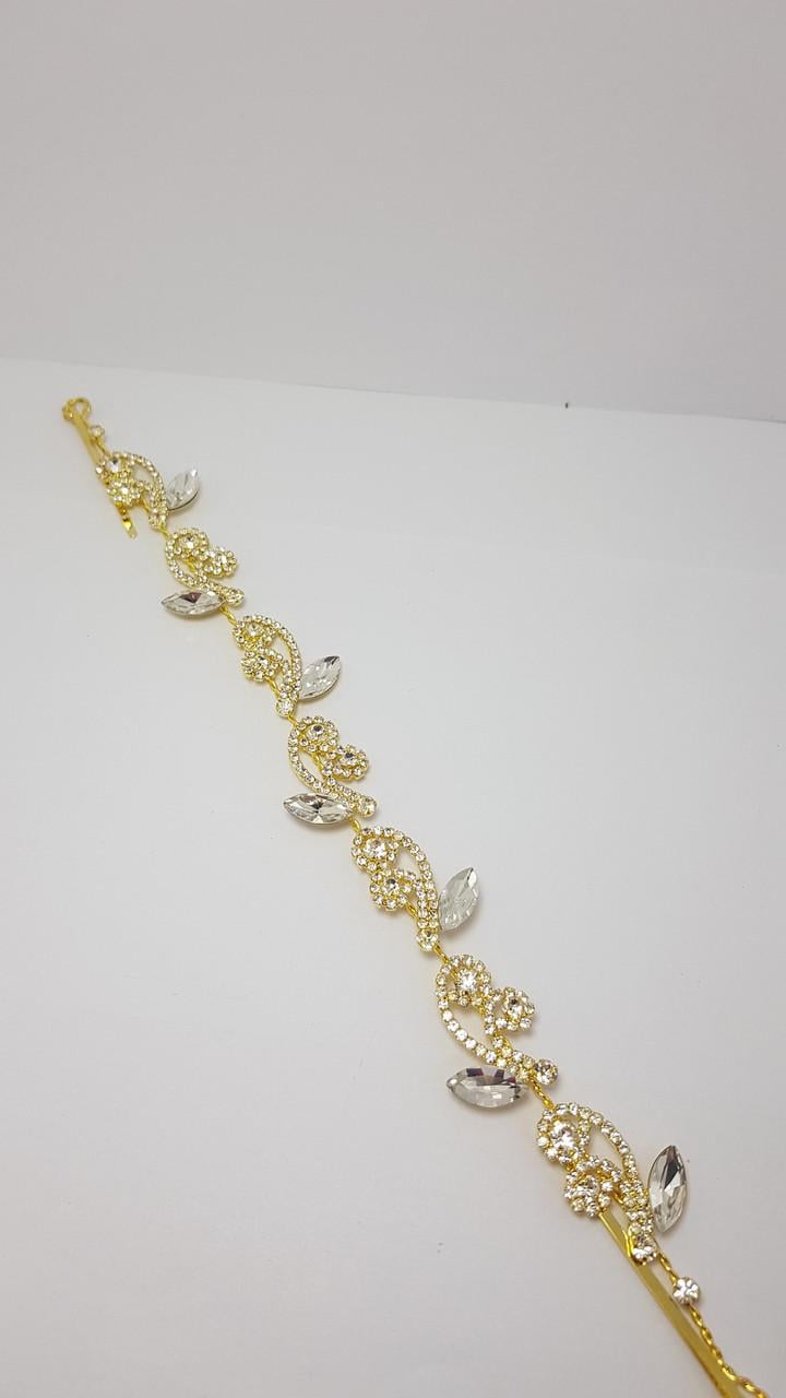 Заколка в волосы тип 3 с камнями Золотистый (1822746196) Заколка в волосы тип 3 с камнями Золотистый (1822746196)