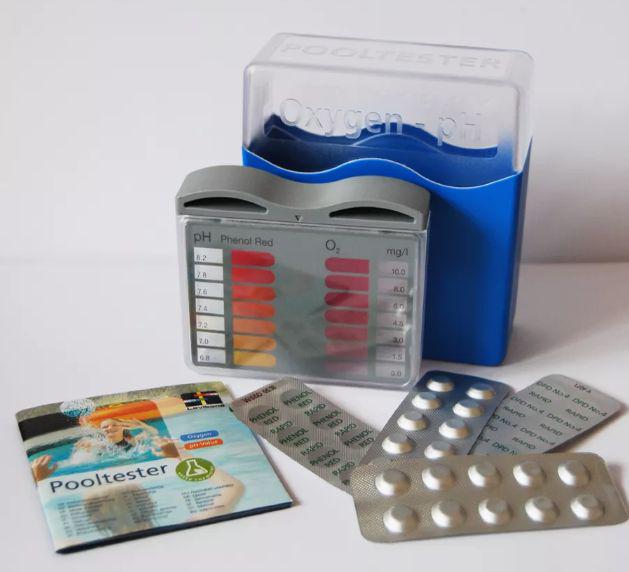 Тестер таблеточный в бассейн Lovibond для проверки pH и активного кислорода в бассейне pH и О2