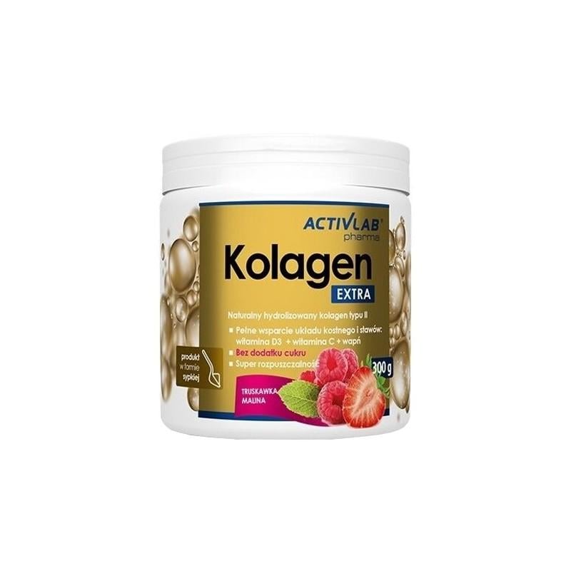 Коллаген Activlab Kolagen Extra Strawberry-Raspberry 300 g