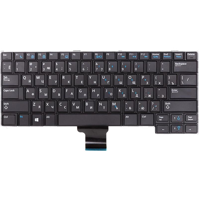 Клавіатура Power для ноутбука DELL Latitude E7240 E7440 Чорний