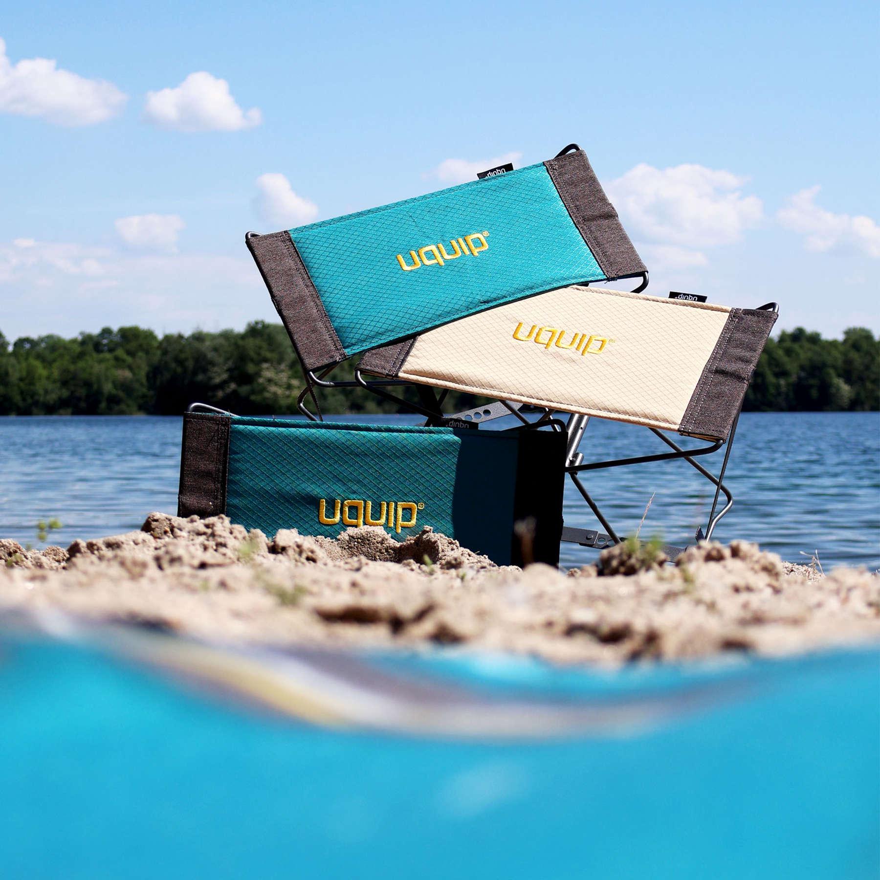 Туристичний табурет розкладний Uquip Fancy Sand/Grey (244041) - фото 6