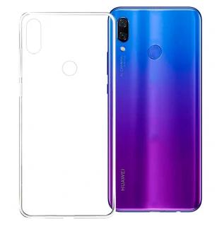 Чохол Silicone Case WS Huawei P Smart Plus Прозрачный