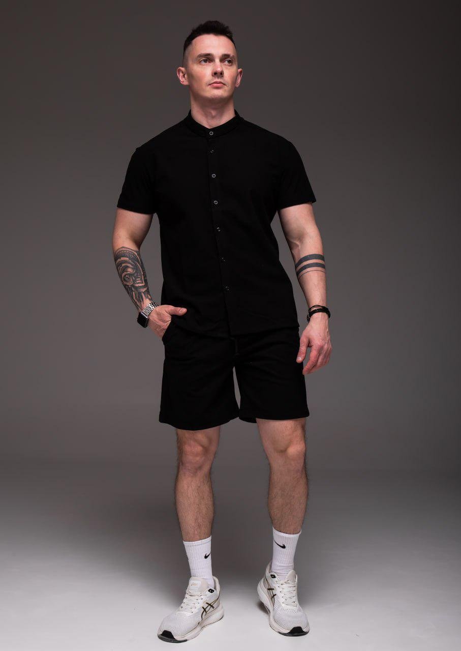 Костюм мужской вельветовый летний S Черный (2377) - фото 6