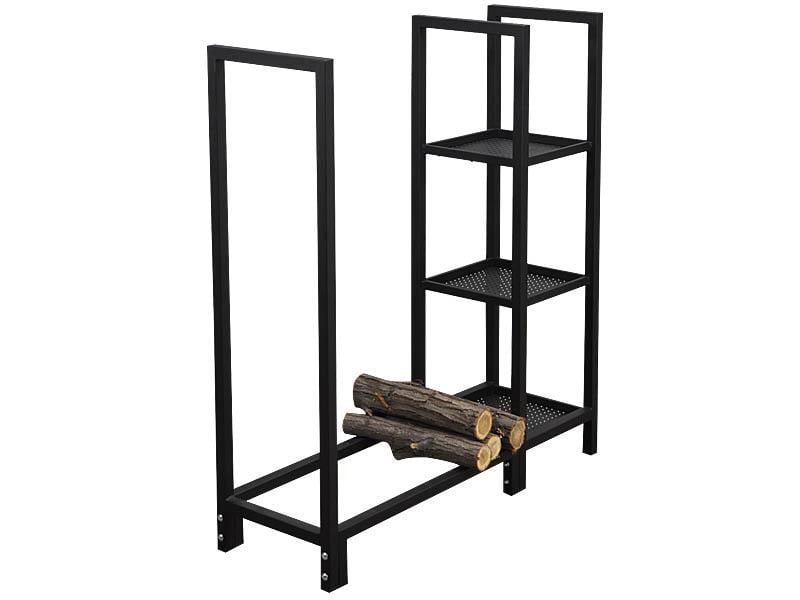 Поленница для камина Kompred OL583 металлическая с полками 600х300х900 мм (1629740424)