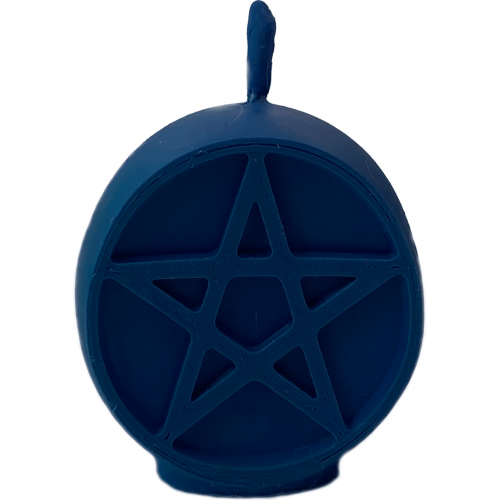 Свеча Пентаграмма Разум и чувства Синий (1328)