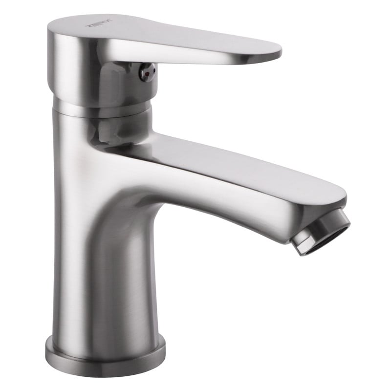 Смеситель для умывальника Zerix PUD1 146 нержавейка (ZX2798)