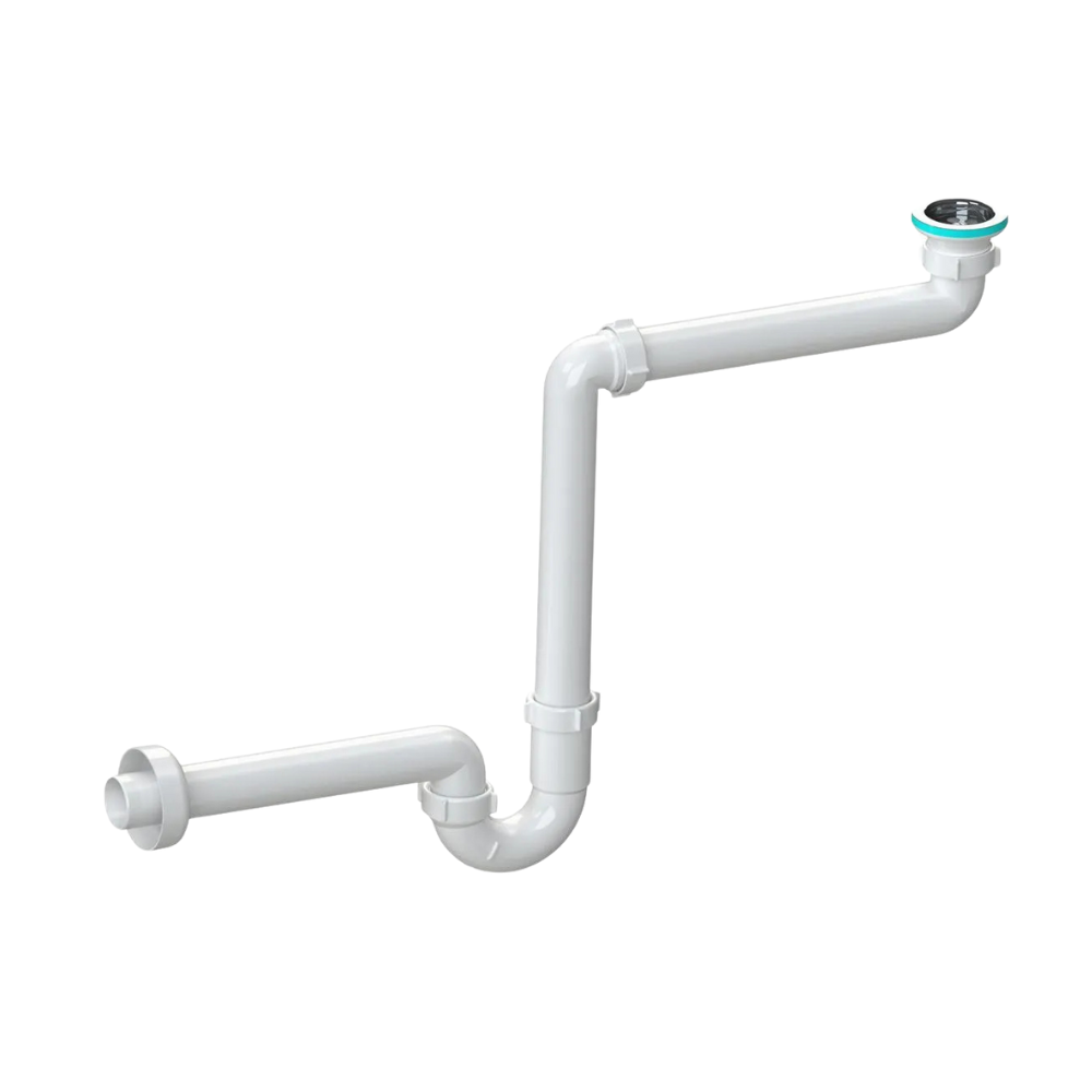 Сифон Soloplast Нептун Н0410 для умывальника пластиковый с защитой от запахов (2527122121)