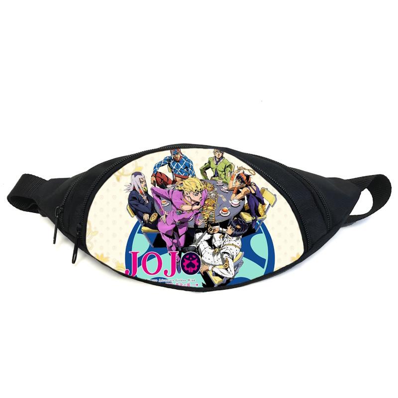 Поясная сумка-бананка Cappuchino toys Невероятные приключения Джоджо GB Jojo 023 Черный (2087115311)