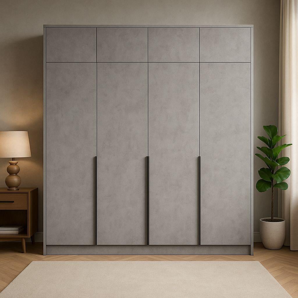Шкаф Мириам Престиж 1600x2600x540 мм Бетон (20574) Шкаф Мириам Престиж 1600x2600x540 мм Бетон (20574)