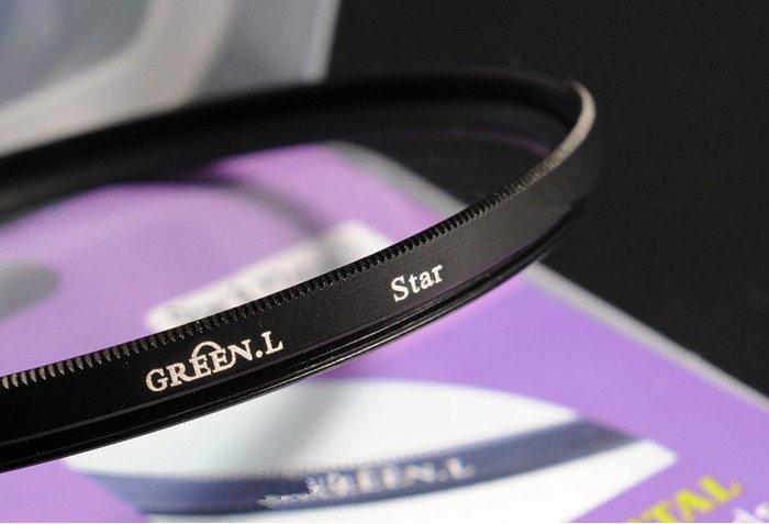 Светофильтр звездный Star-4 4-х Green.L лучевой 49 мм
