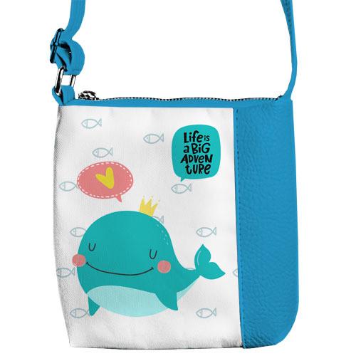 Сумка детская Presentville Little prince/princess Кит "Life is a big adventure" (PSD_20M009_GOL)