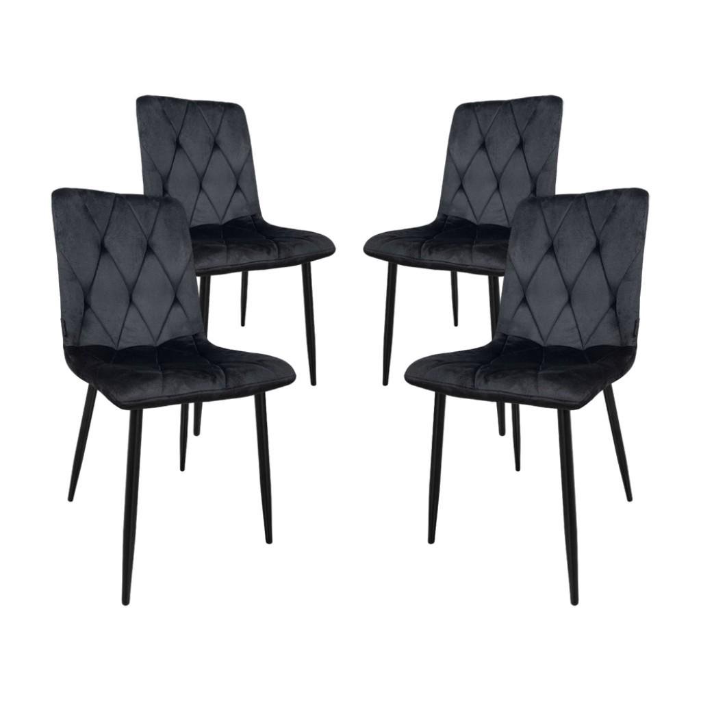 Крісло B-421 4 шт. Чорний (4240082212)