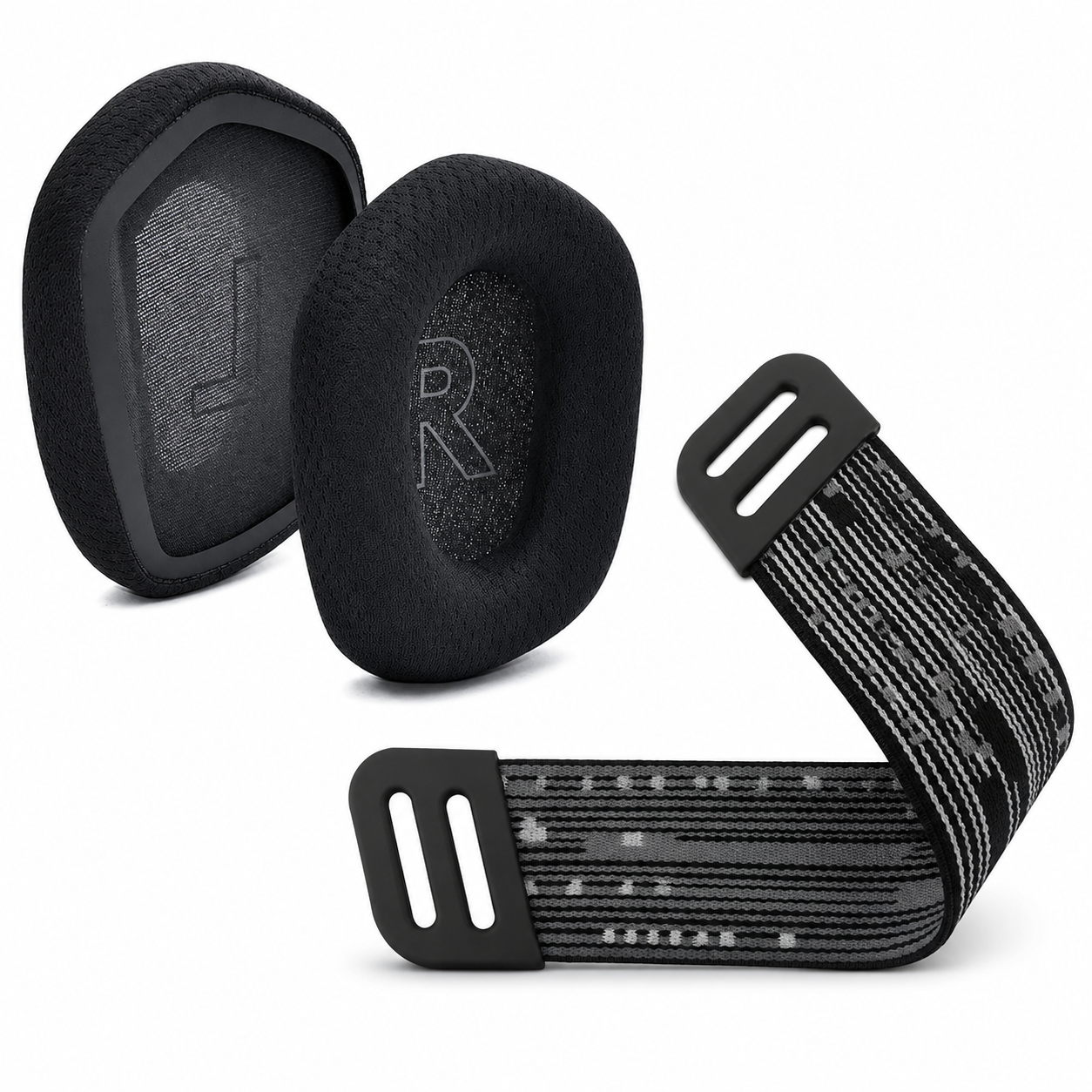 Комплект амбушур и накладки для наушников Logitech G733 G535 G335 Черный