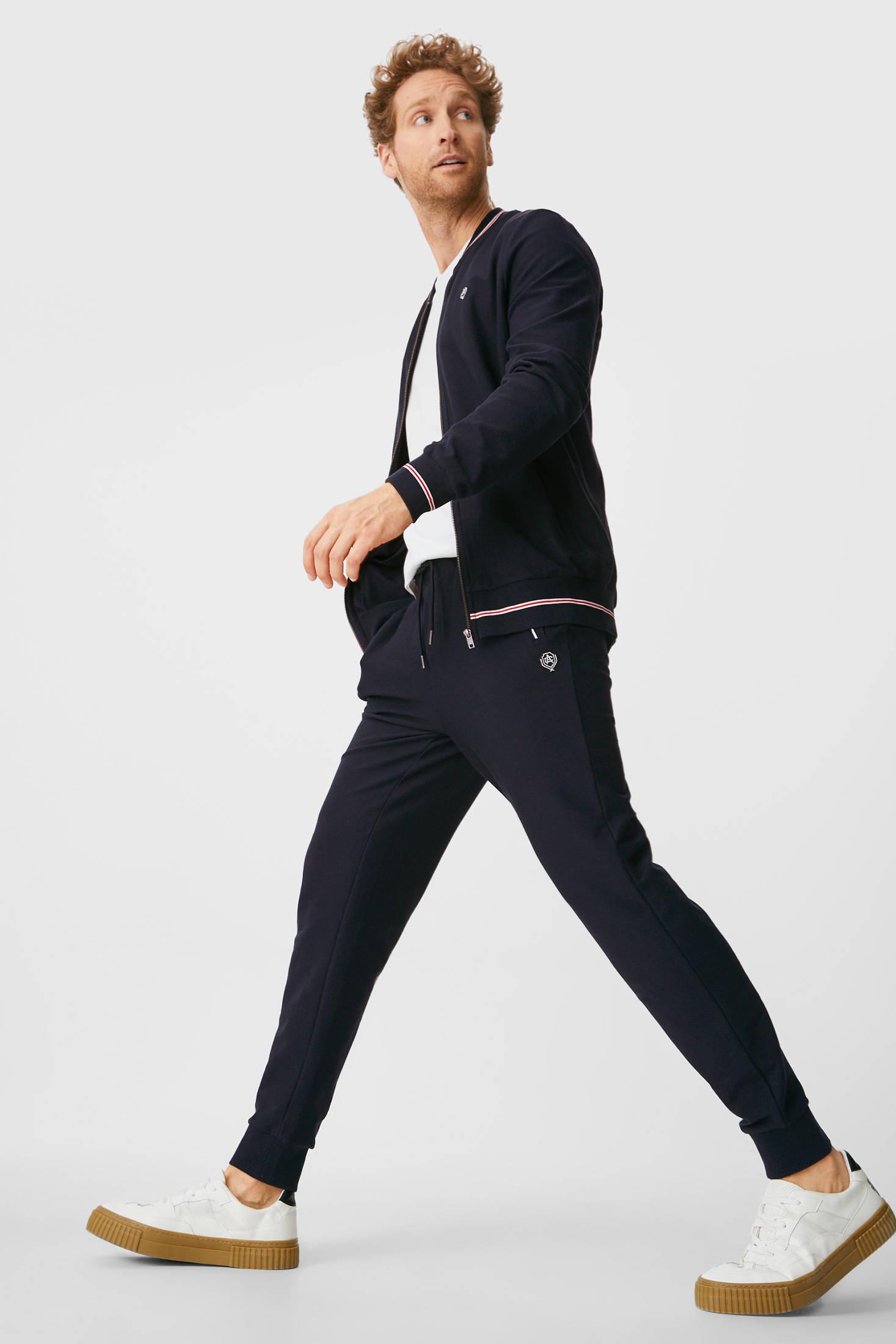 Кофта мужская на молнии C&A размер L Темно-синий (2124057) - фото 3 Кофта мужская на молнии C&A размер L Темно-синий (2124057) - фото 3