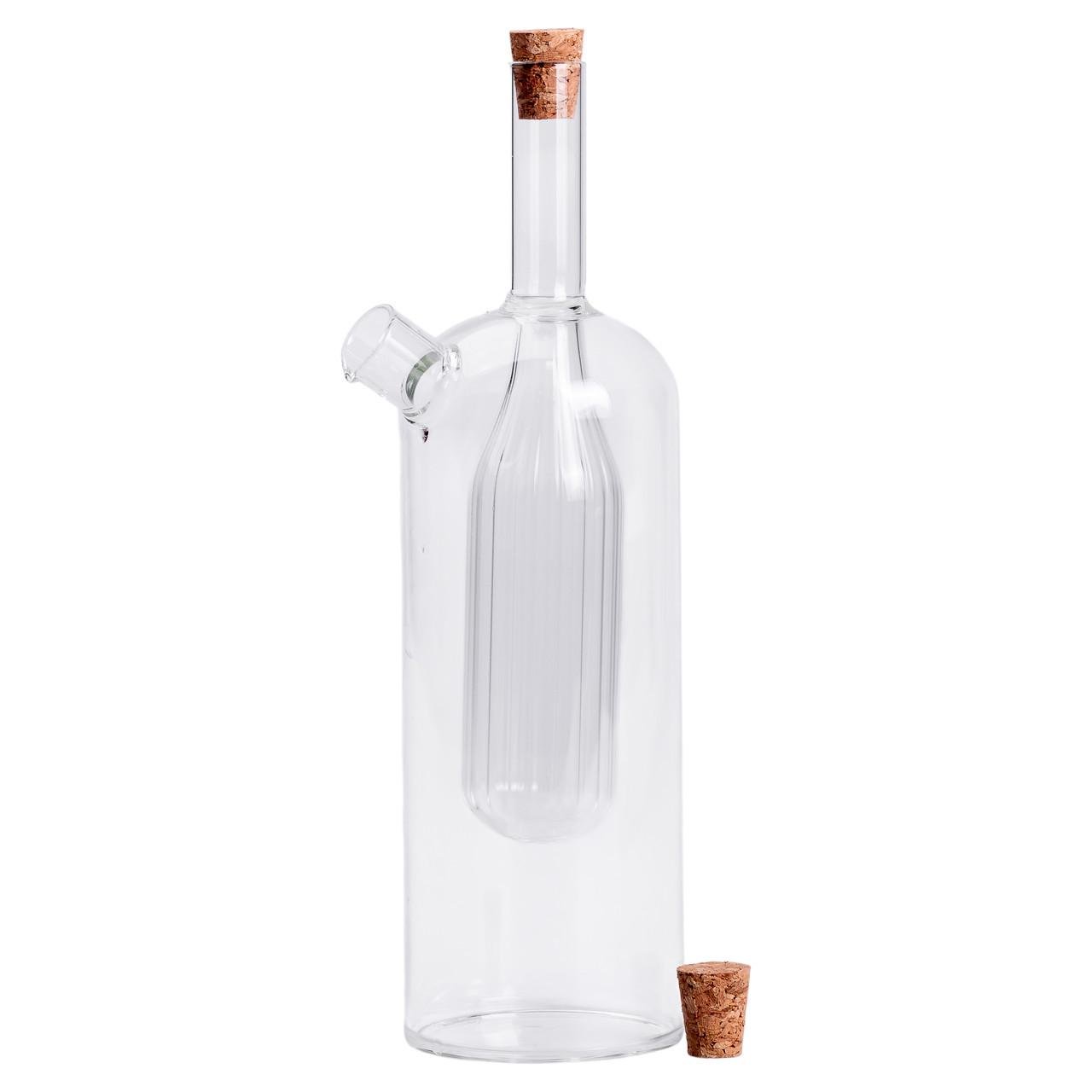 Скляна пляшка подвійна для олії та оцту 2в1 500 мл (HP-34-13) - фото 2 Скляна пляшка подвійна для олії та оцту 2в1 500 мл (HP-34-13) - фото 2