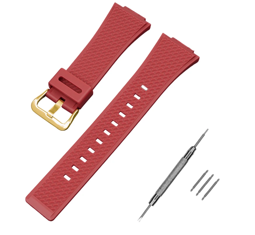 Ремінець для Casio G-Shock GA-100/110 Red GD (3972)