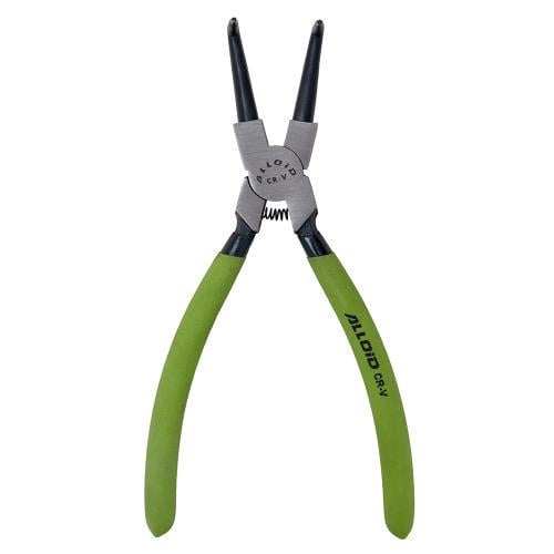 Щипці/сегера для стопорних кілець стиск загнутий 225 мм