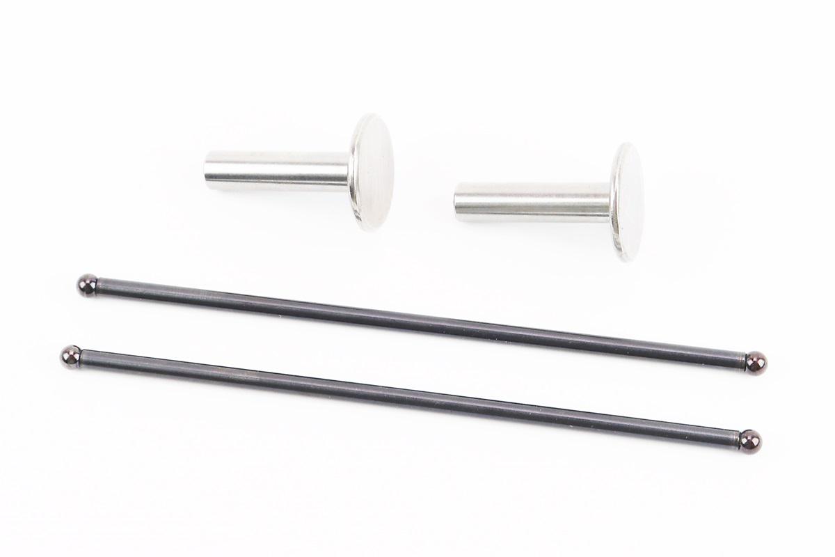 Толкатель высота 35 мм 24/8 мм со штангой клапана 4 шт. к двигателям 168F/170F (207539) Толкатель высота 35 мм 24/8 мм со штангой клапана 4 шт. к двигателям 168F/170F (207539)