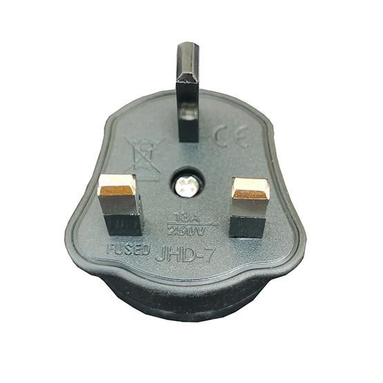 Переходник под английскую розетку JHD-7 с предохранителем 13А Черный (2358850150) Переходник под английскую розетку JHD-7 с предохранителем 13А Черный (2358850150)