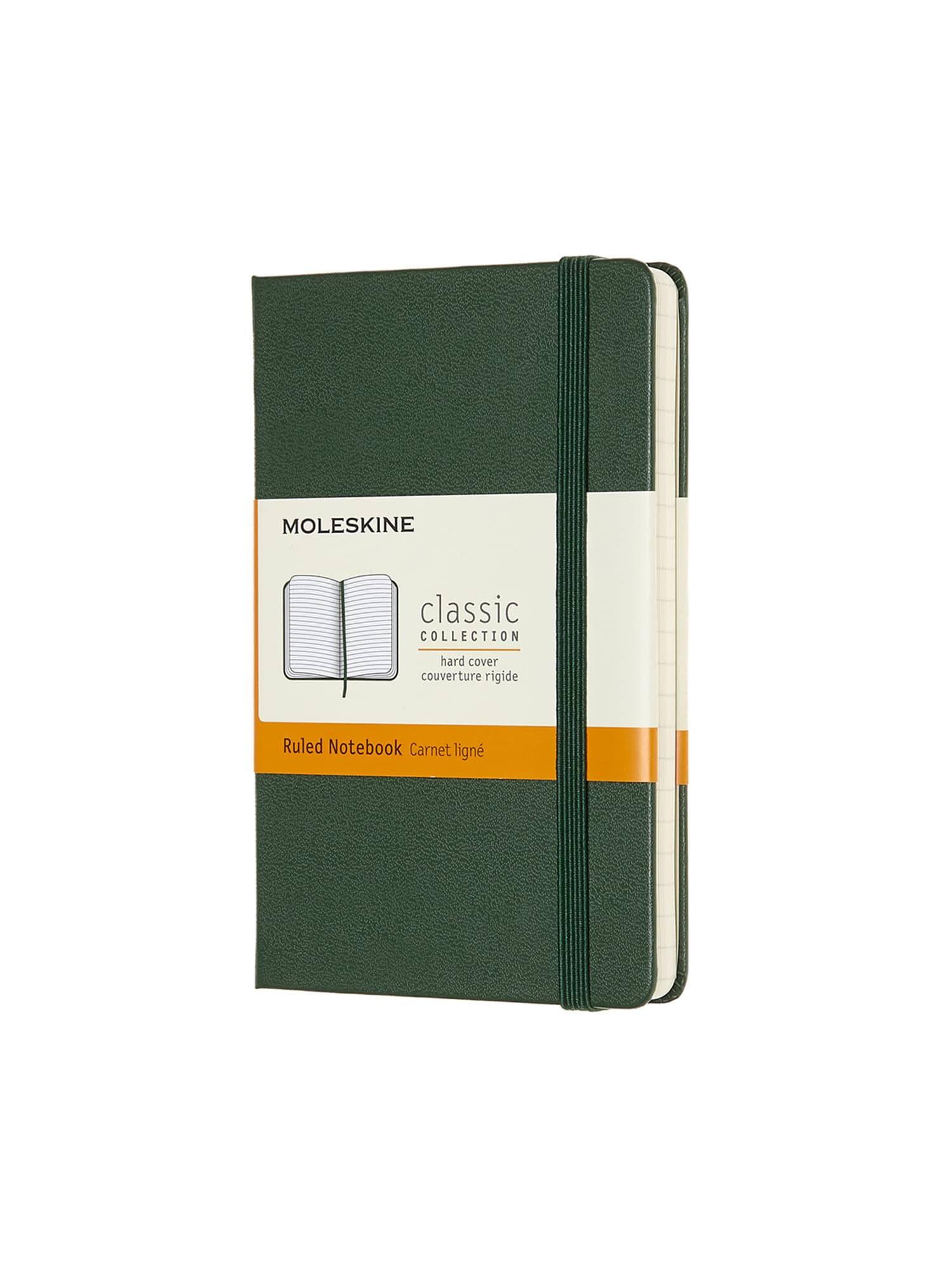 Записная книжка Moleskine Classic карманная линейка Миртовый/Зеленый (MM710K15)