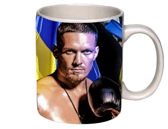 Чашка Усик чемпион 330 мл Белый (z1524)