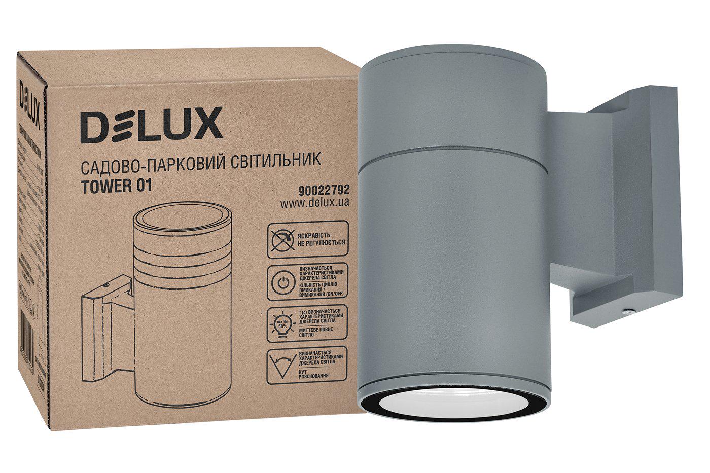 Светильник садово-парковый TOWER 01 1* E27 IP56 Темно-серый (27053048) - фото 2 Светильник садово-парковый TOWER 01 1* E27 IP56 Темно-серый (27053048) - фото 2