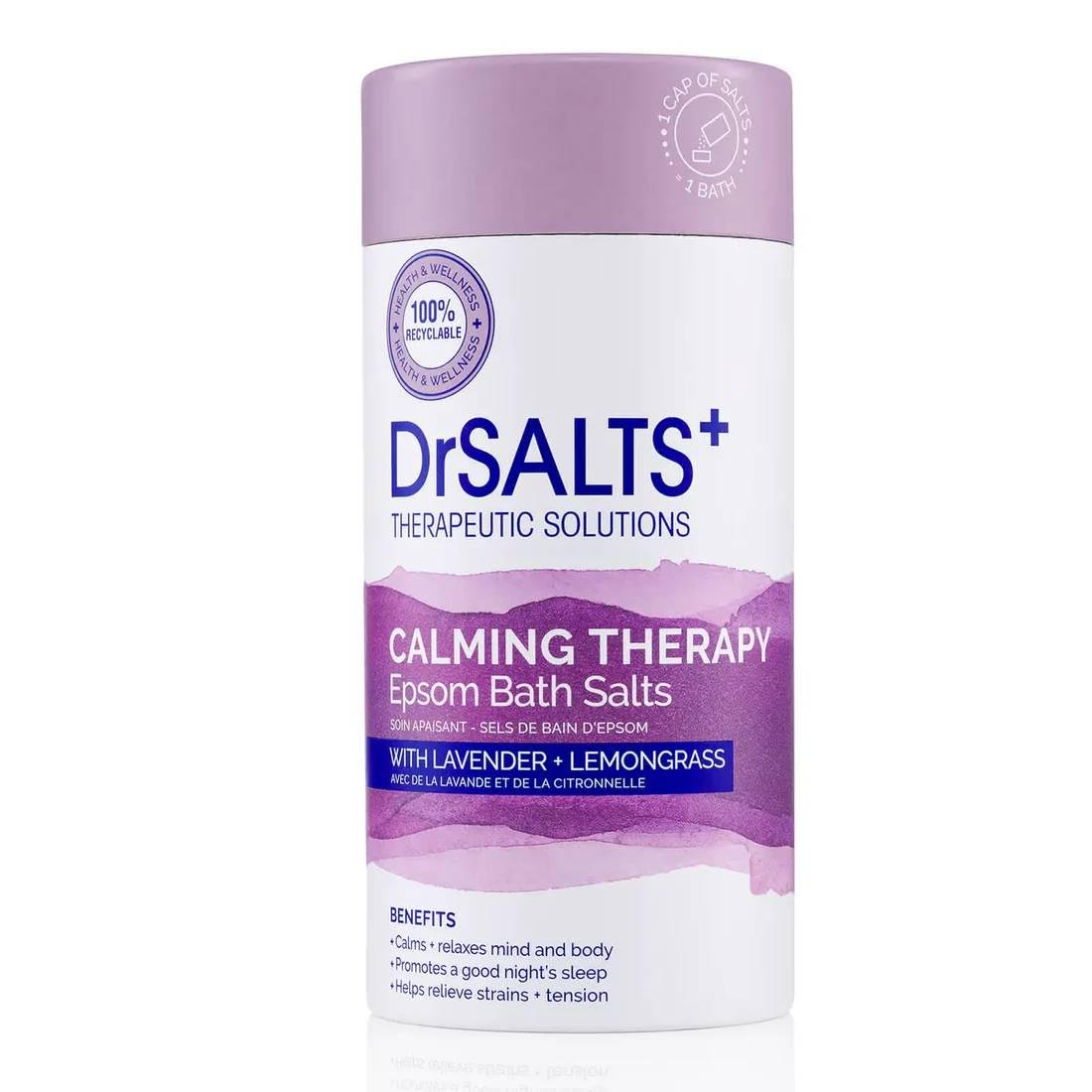 Соль для ванны Dr Salts Calming Therapy Epsom 750 г (5060528327626) - фото 1