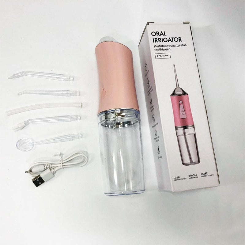 Іригатор Portable Oral Irrigator для зубів та порожнини рота Pink (tf7077) - фото 9 Іригатор Portable Oral Irrigator для зубів та порожнини рота Pink (tf7077) - фото 9
