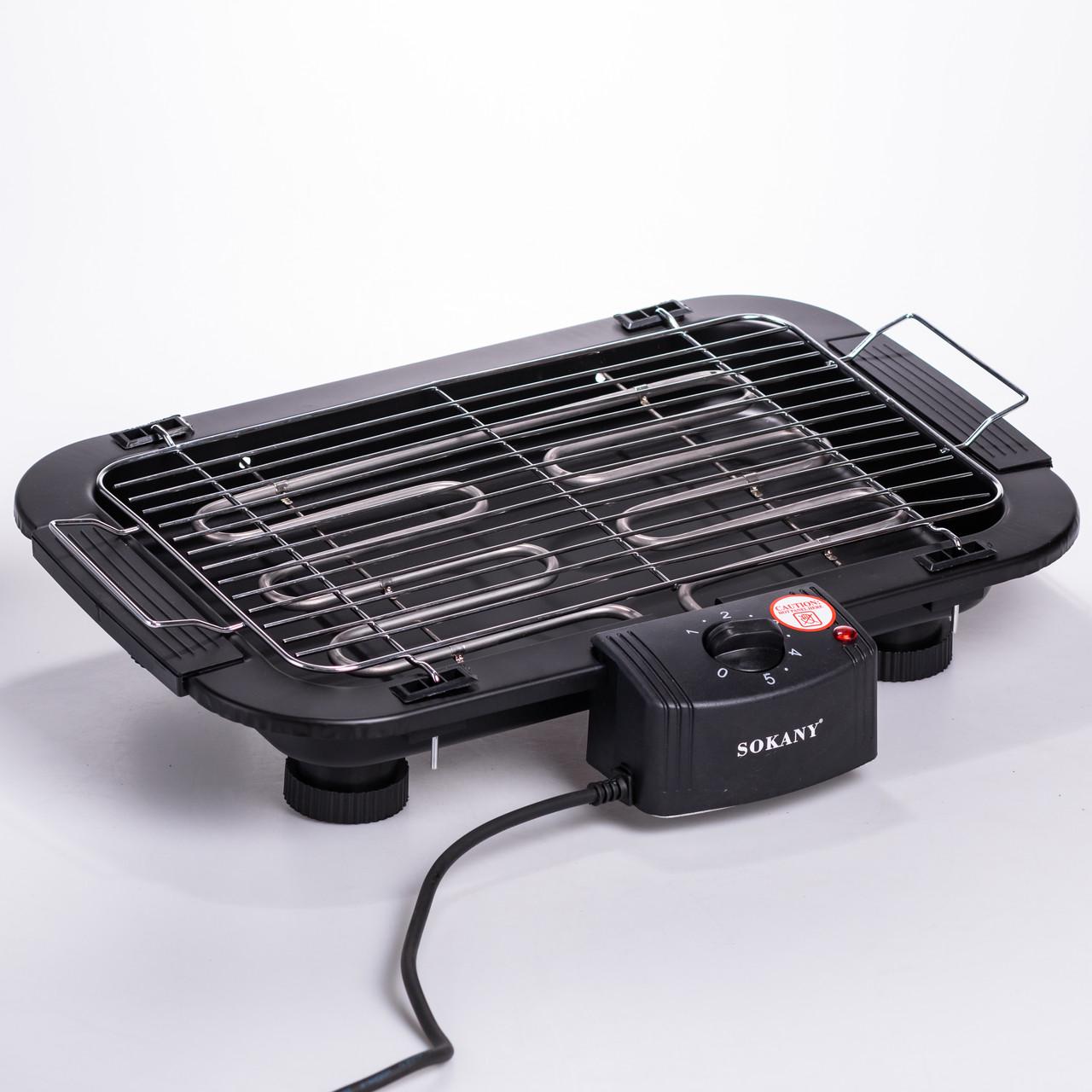 Электрогриль Sokany SK-273BG с термостатом 2000 Вт (7402) - фото 9