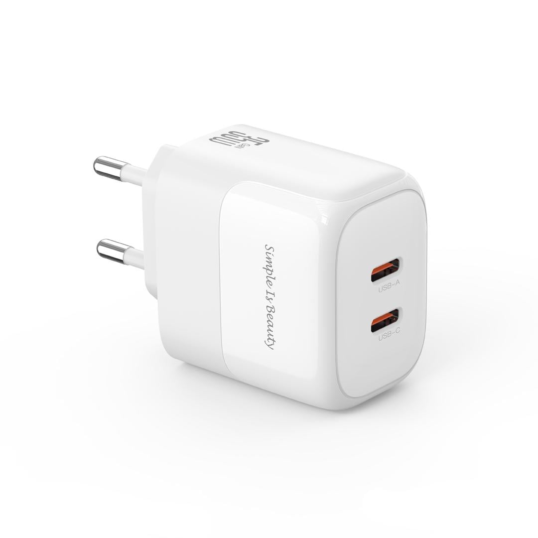 Сетевое зарядное устройство XO L140 Dual C35W 2USB-C Белый (XO-L140)