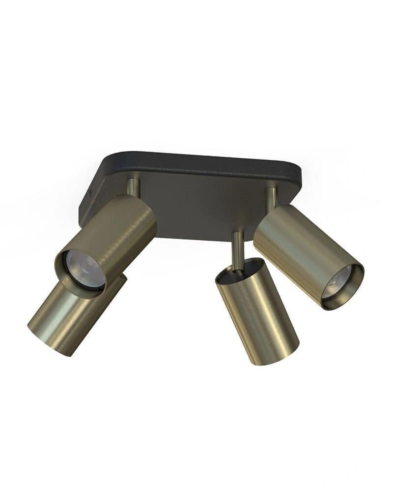Светильник-спот поворотный Nowodvorski 8820 Eye Spot GU10 4x10W IP20 Латунный (28689192)
