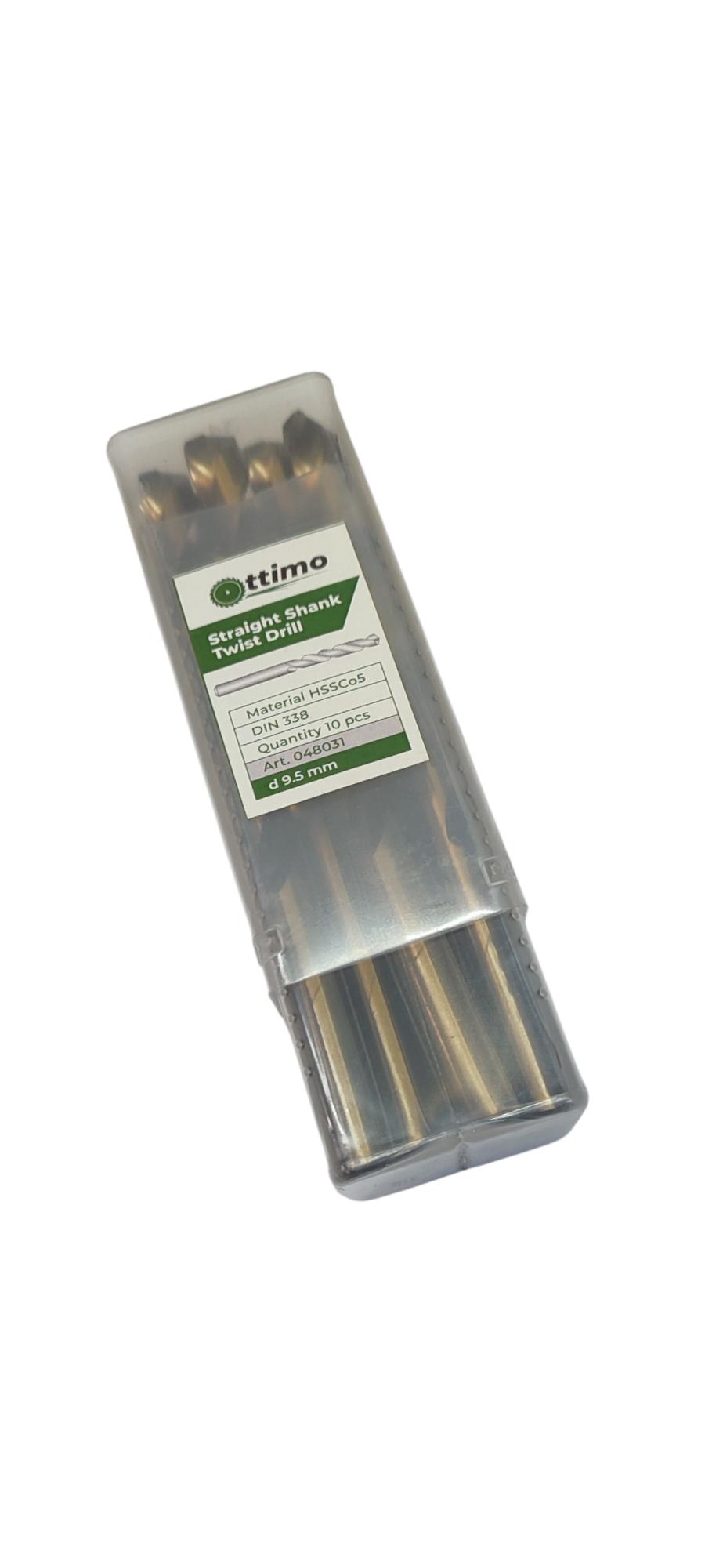 Сверло OTTIMO ц/х ф Р6М5К5 шлифованное А1 9,5 мм (048031) - фото 2