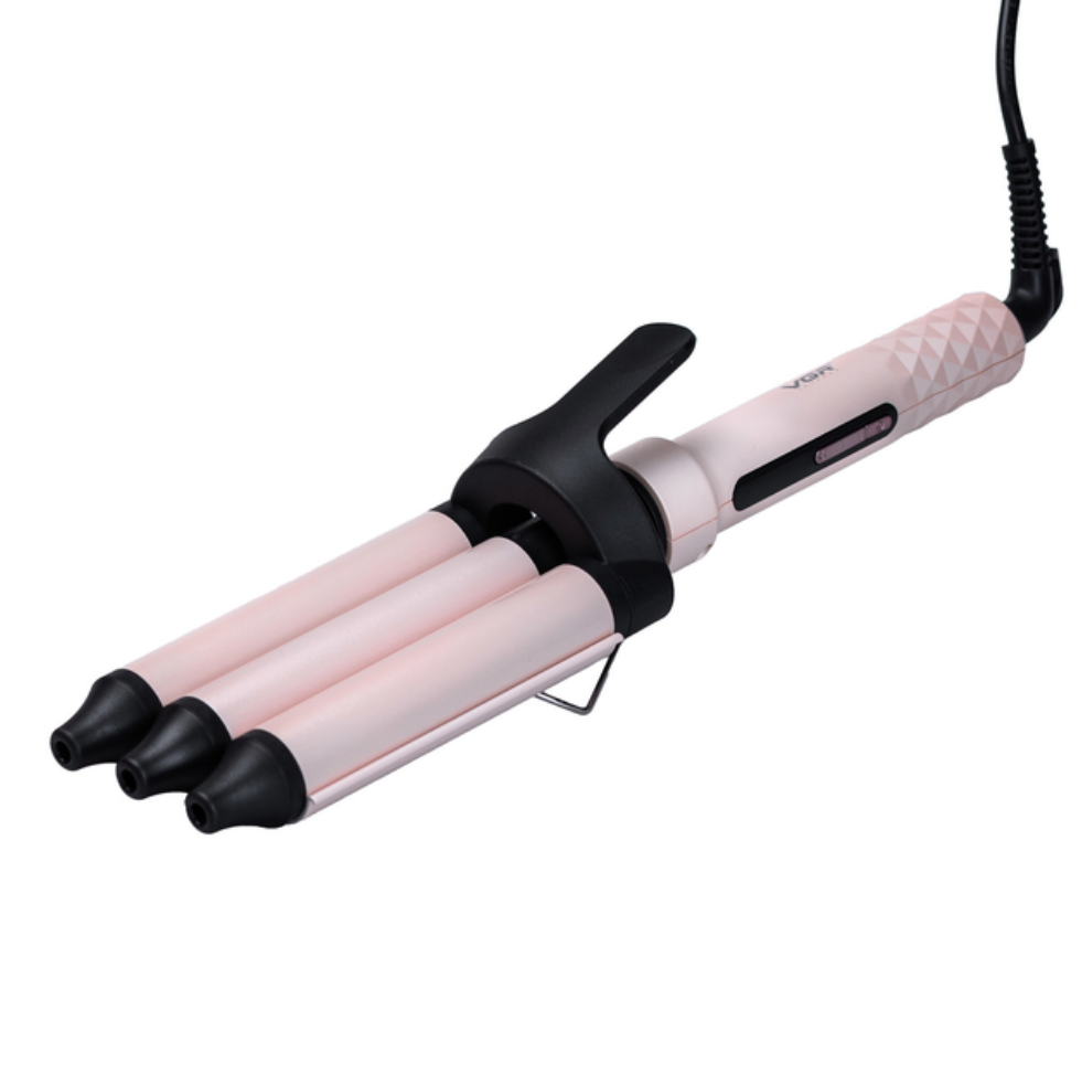 Плойка-щипцы для завивки волос VGR V593 керамическая с терморегулятором 25 мм (27666923)
